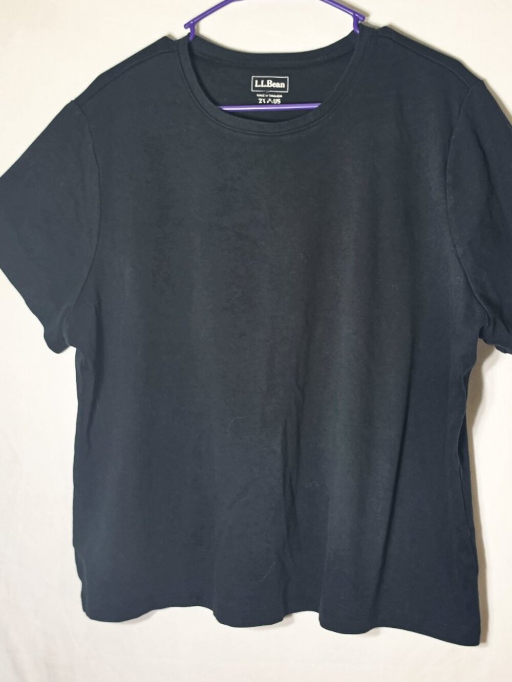 L.L. Bean Classic Black Short Sleeve Tee Women’s Basic - Size 2X